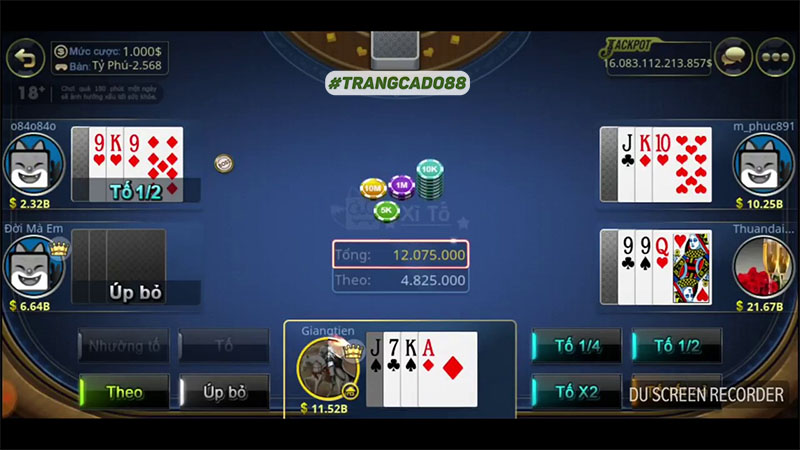 Bí quyết chơi xì tố online