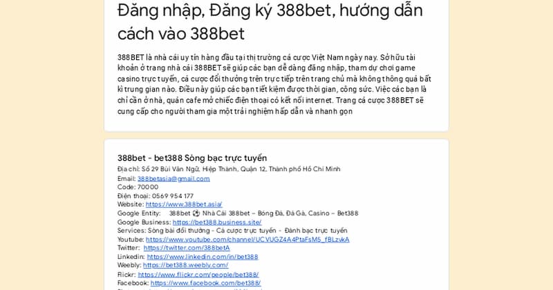 đường link truy cập vào nhà cái