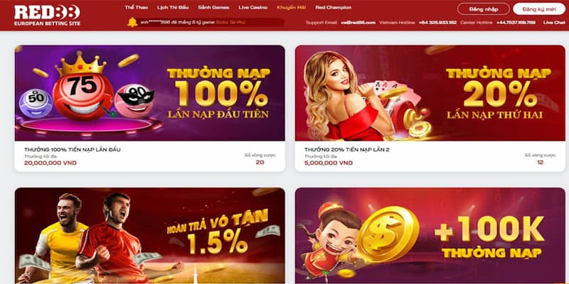 khuyến mãi siêu khủng